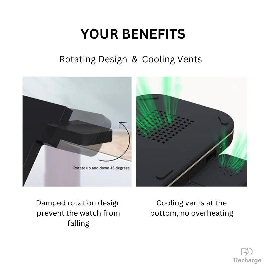 3 in 1 Wireless Charging Station - Smart Home