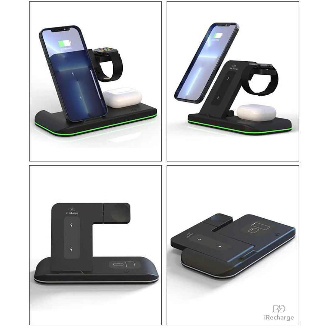 3 in 1 Wireless Charging Station - Smart Home