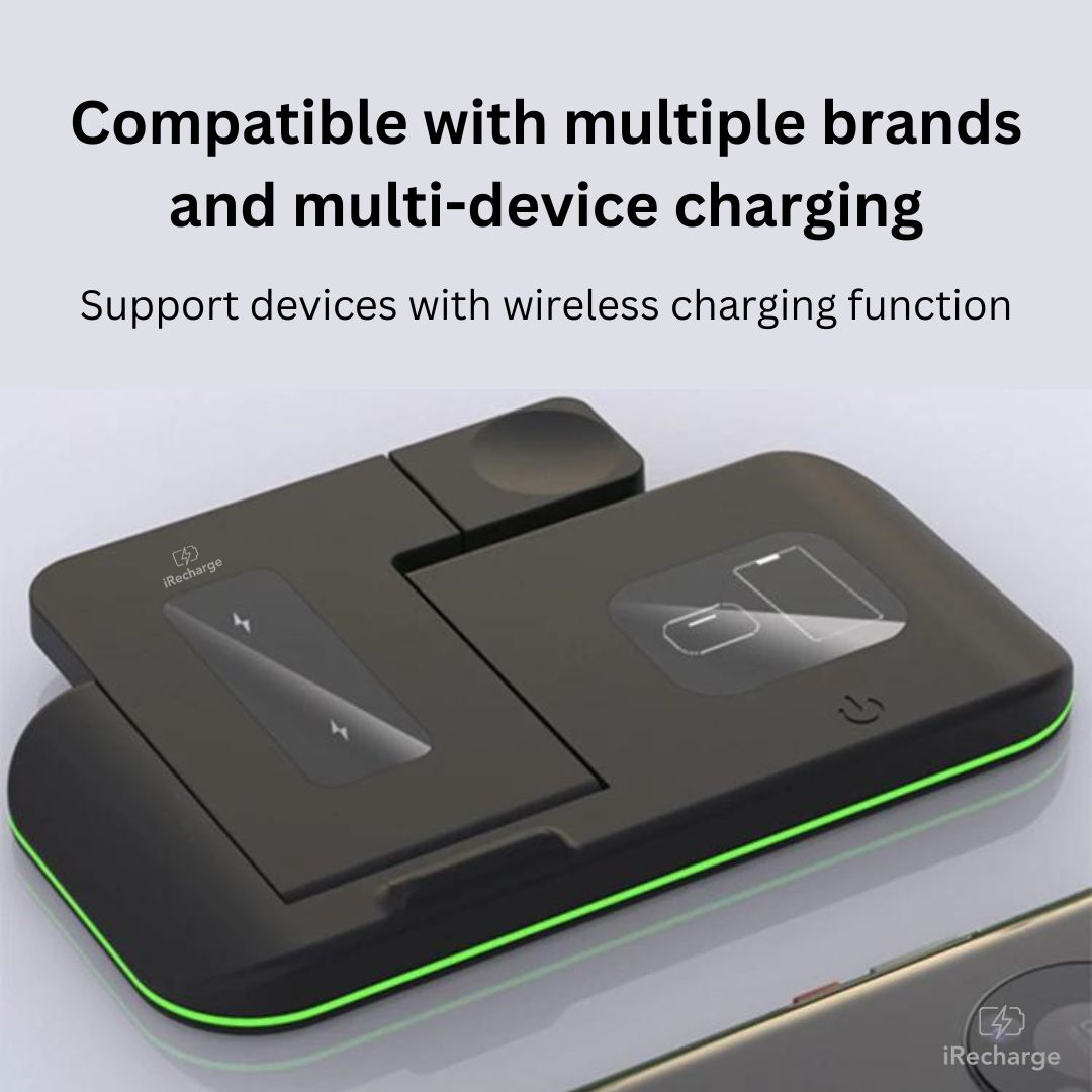 3 in 1 Wireless Charging Station - Smart Home