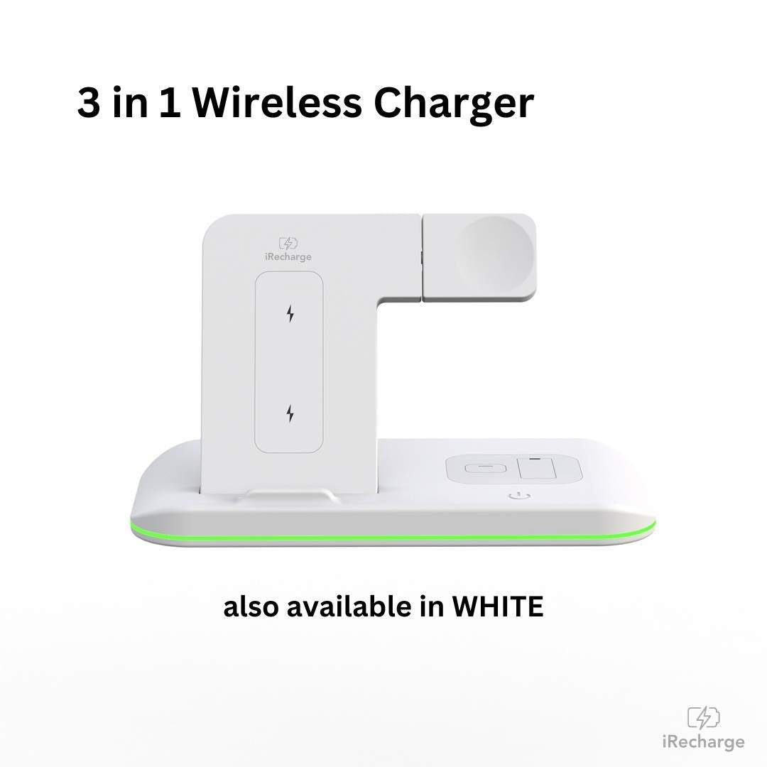 3 in 1 Wireless Charging Station - Smart Home