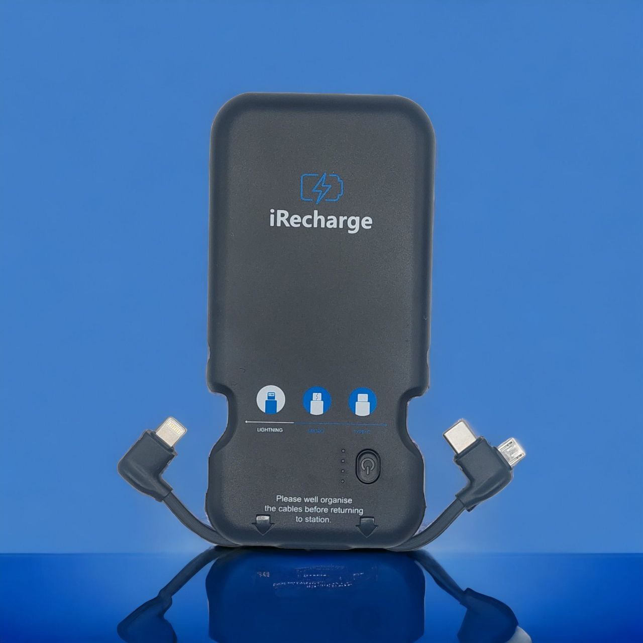 iRecharge - Powerbank with 3 in 1 cable